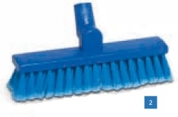 Щётка моющая с водоподачей и поворотным механизмом, мягкая 300 х 60 мм., синий - фото 12083