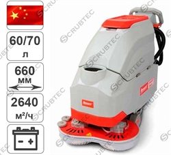 Аккумуляторная поломоечная машина с приводом на колёса Bennett Clever C660bt PRO (с гелевыми АКБ 113 а/ч) - фото 123778