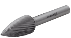 Борфреза параболическая с точечным торцом G 03х13 M03 одинарная насечка - фото 125562