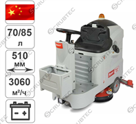 Аккумуляторная поломоечная машина с местом оператора Bennett Ranger R510b (с литиевым АКБ 150 а/ч)