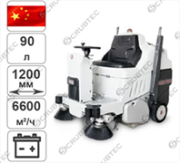 Аккумуляторная подметальная машина с местом оператора Bennett Tornado 700bd (с литиевым АКБ 315 а/ч)