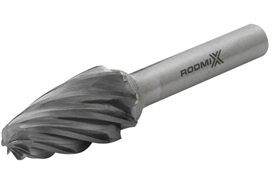 Борфреза параболическая F 12х25 M06L150 насечка по алюминию, удлиненная