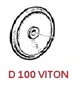 Мембрана насоса O 100 (VITON) насоса APS51/61/71(1х3); APS96/IDS960(1х4) - фото 15263