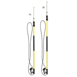 Насадка телескопическая высокого давл.,  дл. 274см - 732см; вход 3/8"г  - выход 22х1,5"г + ствол БРС - фото 103046