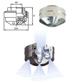 Полноконусные форсунки CAY ( Широкий угол распыла) - фото 104049