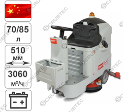 Аккумуляторная поломоечная машина с местом оператора Bennett Ranger R510b (с литиевым АКБ 105 а/ч) - фото 123852