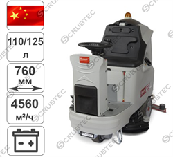 Аккумуляторная поломоечная машина с местом оператора Bennett Hussar H860b (с литиевым АКБ 150 а/ч) - фото 123953