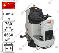 Аккумуляторная поломоечная машина с местом оператора Bennett Hussar H120-76d Pro (с литиевым АКБ 210 а/ч) - фото 124031