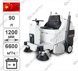 Аккумуляторная подметальная машина с местом оператора Bennett Tornado 700bd PLUS (с литиевым АКБ 315 а/ч) - фото 124583