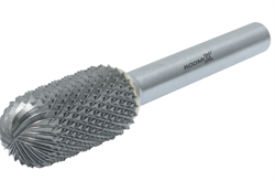 Борфреза сфероцилиндрическая C 12х25 M06 алмазная насечка - фото 124973