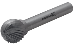 Борфреза сферическая D 20х18 M06 алмазная насечка - фото 125322