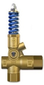 Регулировочный клапан VB 85/310; вход 1/2"г, выход 1/2"г. с входом для манометра 80 л/мин 310 бар - фото 13093
