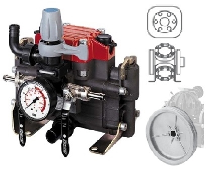 Насос мембранно-поршневой Comet серия МР20 (19,5 л/мин; 30 бар) с шкивом d=247 - фото 15391