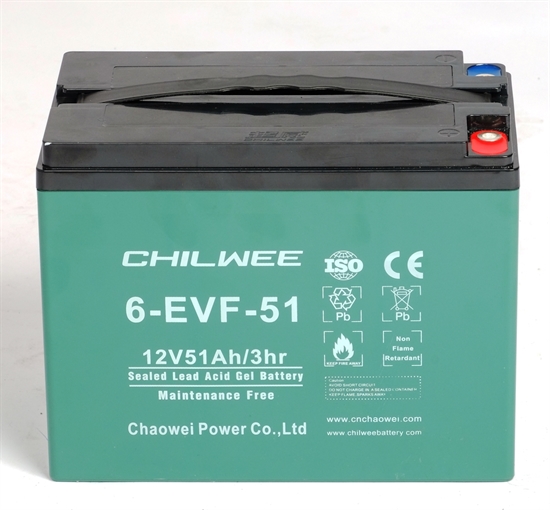 Аккумуляторная батарея Chilwee 6-ЕVF-51 (12 В, 54 А/ч) - фото 51975