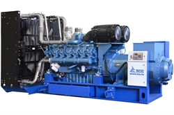 Высоковольтный дизельный генератор 900 кВт TBd 1240TS-10500 10,5 кВ - фото 80800