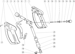 Ремкомплект курка распылительного RL 34 9(10)x1 шт.