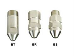 Полноконусные форсунки BR  BS BT BU ( Очень узкий угол распыла)