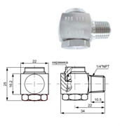 Полоконусные форсунки PFS 1122 F5 (Для атомизации крахмала)