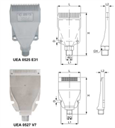 Нагнетательные форсунки UEA 0525 0527 (Плоская круглая струя)