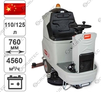 Аккумуляторная поломоечная машина с местом оператора Bennett Hussar H760b  (с литиевым АКБ 315 а/ч)