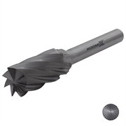 Борфреза с торцевыми зубьями B 03х14 M03L150 насечка по алюминию, удлиненная