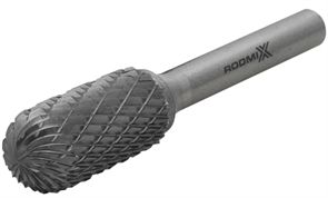 Борфреза сфероцилиндрическая C 12,7х25 M08 двойная насечка