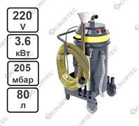 Промышленный пылесос AIRBOX IVC80/36 OIL для уборки жидкости, СОЖ и стружки