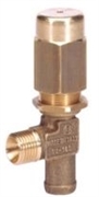 Клапан предохранительный VS160 вход 1/4 ш. выход 1/8 г.+ штуцер для шланга 13 мм 14 л/мин 160 бар