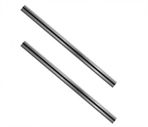 2 трубы из хромированного металла (прямая+прямая),  35 мм