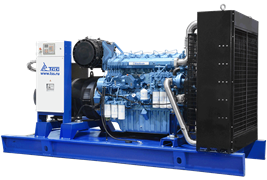 Высоковольтный дизель генератор 500 кВт Baudouin TBd 690TS-10500 10,5 кВ