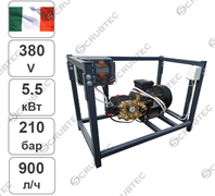 Стационарная мойка FW2 15/210 TS, 380 В, 5,5 кВт на раме