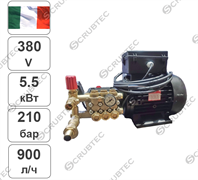 Стационарная мойка ZW 15/210 TS VRF, 380В 5,5 кВт с электрическим блоком управления