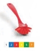 Щётка для посуды – средней жёсткости 225х28 мм., красный - фото 11255