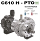 Насос центробежный Comet® серия C610H-PTO с мультиплекатором (655 л/мин; 11,8 бар) без патрубков - фото 34166