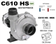 Насос центробежный Comet® серия C610HS-M06(нерж.) с гидромотором (655 л/мин; 6 бар) без патрубков - фото 34174