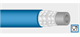 Шланг обрезной синий 5-ти слойный PVC, высокопрочный DN12, 50 бар, 70 гр. С AQUAFOOD (без фитингов) - фото 44956