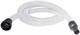Шланг антистатический полиуретановый белый для пылесоса Starmix 3м с байнетами - фото 54061