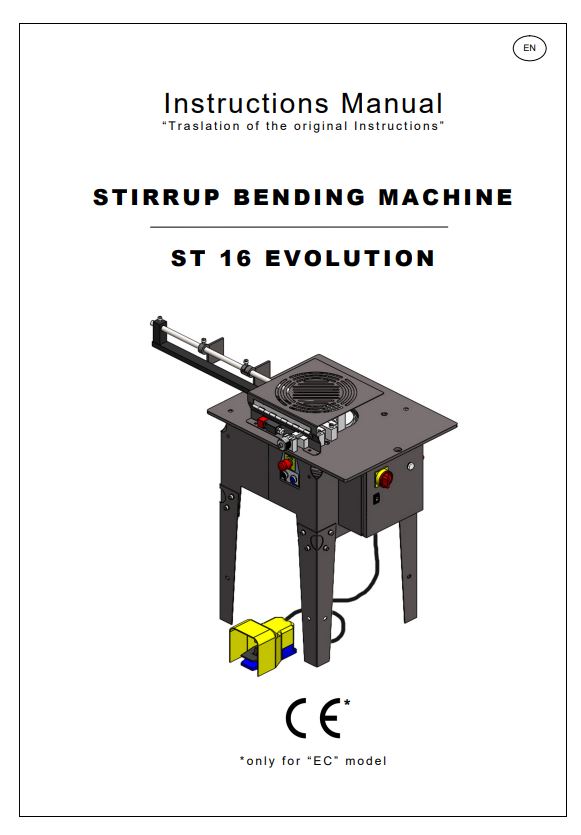 Обложка инструкции Soteco GS 3/78 CYC
